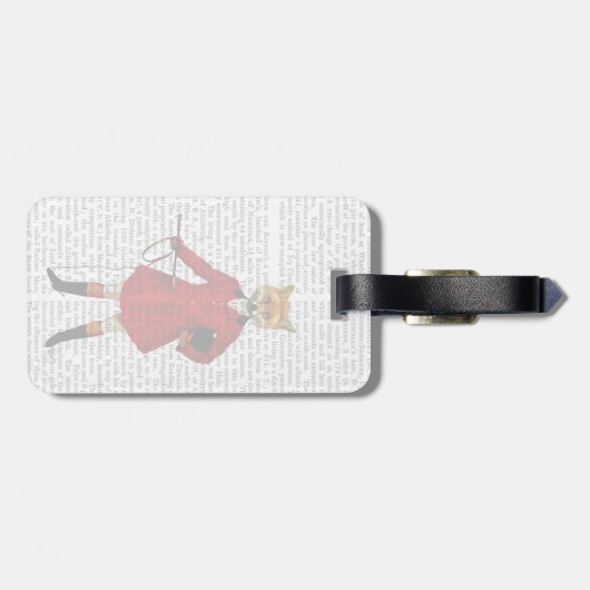 Fox Hunter 2 Volledig Bagagelabel (Achterkant horizontaal)