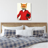 Fox Hunter Canvas Afdruk (Insitu (Slaapkamer))