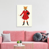 Fox Hunter Canvas Afdruk (Insitu (Woonkamer))