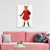 Fox Hunter Canvas Afdruk (Insitu (Woonkamer))