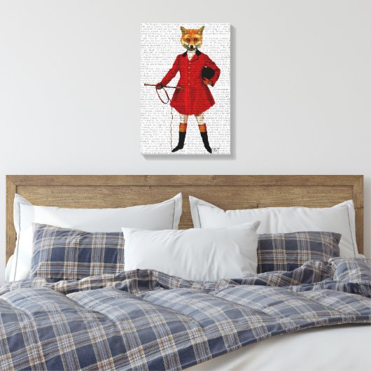 Fox Hunter Canvas Afdruk (Insitu (Slaapkamer))