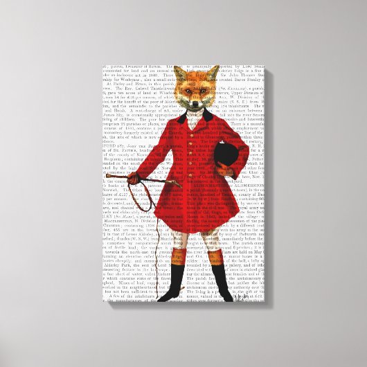 Fox Hunter Canvas Afdruk (Voorkant)