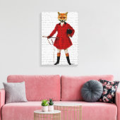 Fox Hunter Canvas Afdruk (Insitu (Woonkamer))