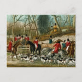 Fox Hunting 1 Briefkaart (Voorkant)