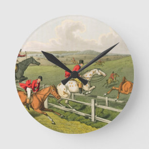 Fox Hunting, aquatinted by I. Clark, pub. by Thoma Ronde Klok