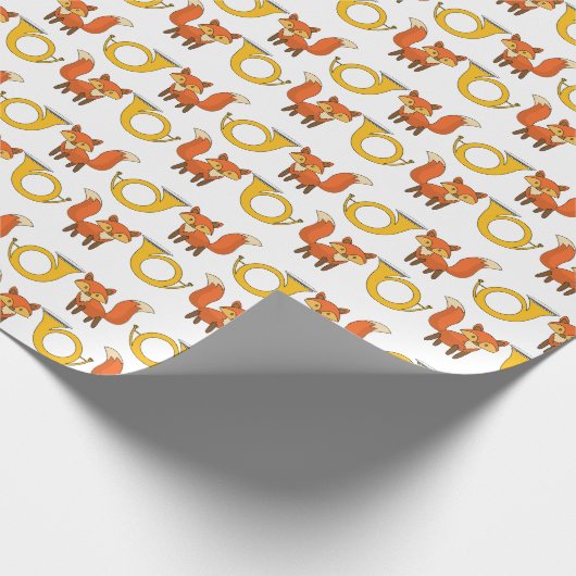 Fox Hunting Cadeaupapier (Hoek)