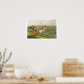 Fox Hunting, geciteerd door I. Clark, café door Th Poster (Keuken)