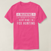 Fox hunting gift t-shirt