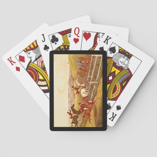 Fox Hunting', Henry Alken_Engravings Speelkaarten (Achterkant)