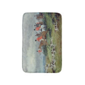 Fox Hunting in Surrey, 19e eeuw Badmat (Voorkant Verticaal)