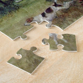 Fox Hunting in Surrey, 19e eeuw Legpuzzel (Zijkant)