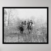 Fox Hunting in Virginia 1924 Poster (Voorkant)
