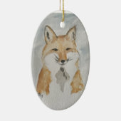 Fox Hunting kerstversiering Keramisch Ornament (Rechts)