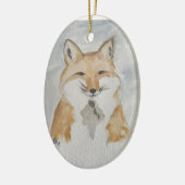 Fox Hunting kerstversiering Keramisch Ornament (Links)