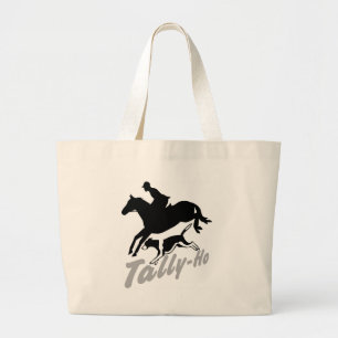 Fox Hunting Tally-Ho Grote Tote Bag
