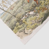 Fox Hunting van sportketches (1817-1818) Tissuepapier (Detail)