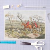 Fox Hunting van sportketches (1817-1818) Tissuepapier (Craft)