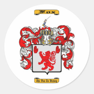 Fox (Iers) Ronde Sticker