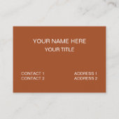 Fox Ik kan elk probleem helpen oplossen Funny Fox Visitekaartje (Achterkant)