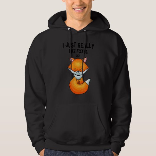 Fox ik vind het echt leuk als Foxes Ok T-shirt (Voorkant)
