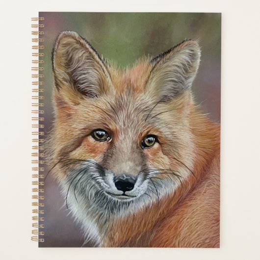 Fox illustratie dagelijkse planner (Voorkant)