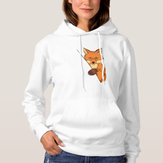 FOX-ILLUSTRATIE HOODIE (Voorkant)