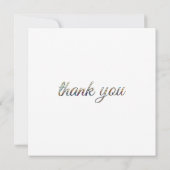 Fox in a Magical Forest Library Bedankkaart (Achterkant)