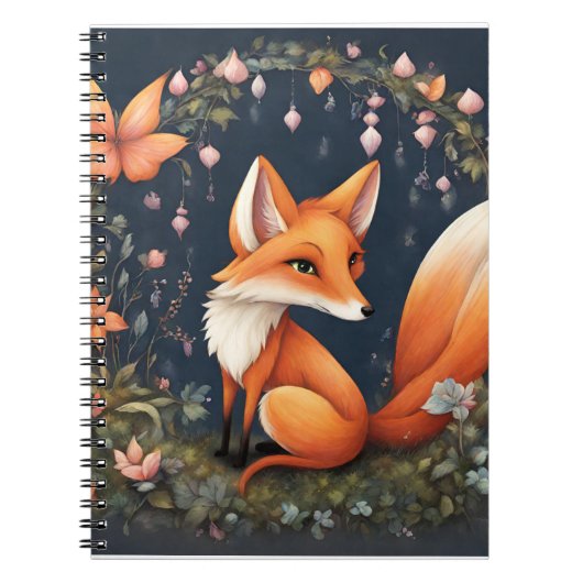 Fox in bloei notitieboek (Voorkant)