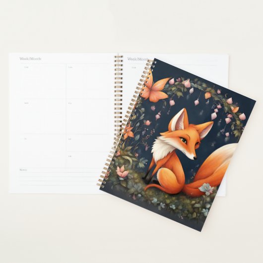 Fox in bloei planner (Display)