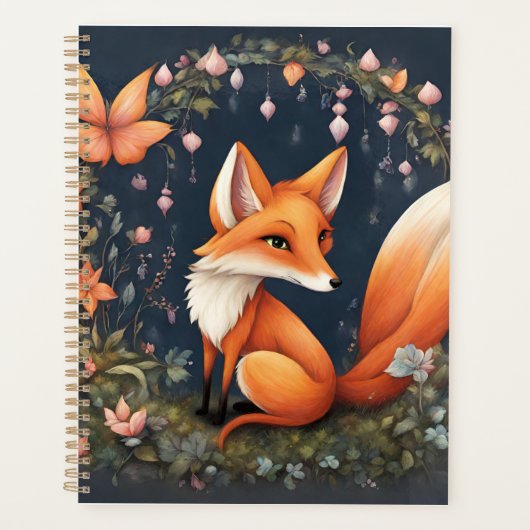 Fox in bloei planner (Voorkant)