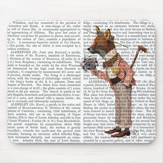 Fox in Boater Muismat (Voorkant)