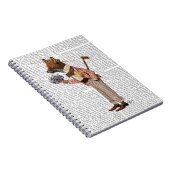 Fox in Boater Notitieboek (Rechterzijde)