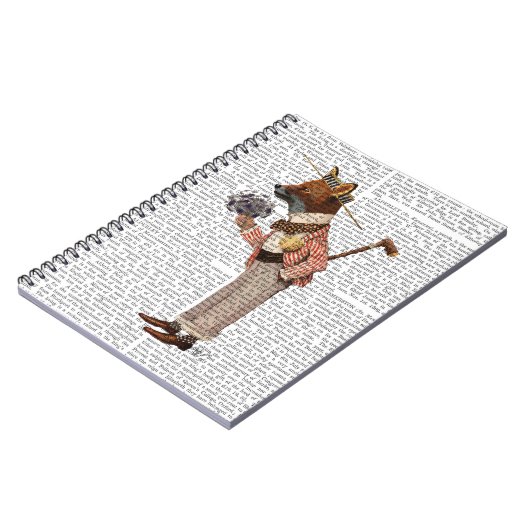 Fox in Boater Notitieboek (Linkerzijde)