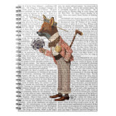 Fox in Boater Notitieboek (Voorkant)