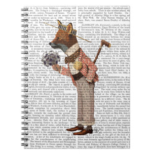 Fox in Boater Notitieboek