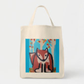 Fox in de Bossen Canvas tas (Voorkant)