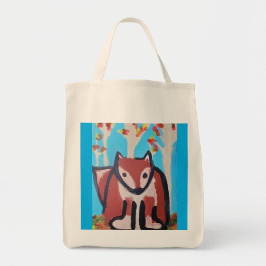 Fox in de Bossen Canvas tas (Voorkant)