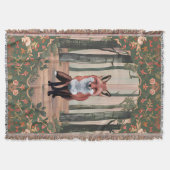  Fox in de Bossen Natuur-geïnspireerde kunst Deken (Voorkant)