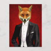 Fox in de Eeuwige Suit, portret Briefkaart (Voorkant)