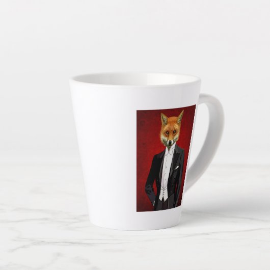 Fox in de Eeuwige Suit, portret Latte Mok (Rechterhoek)