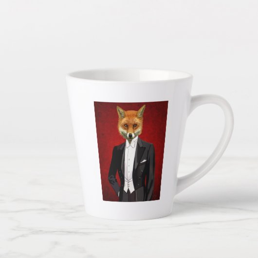 Fox in de Eeuwige Suit, portret Latte Mok (Rechts)