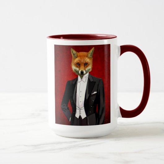 Fox in de Eeuwige Suit, portret Mok (Rechts)