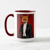Fox in de Eeuwige Suit, portret Mok (Links)