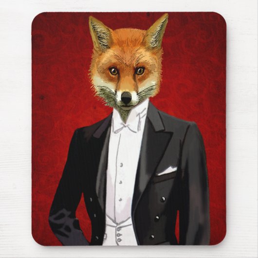 Fox in de Eeuwige Suit, portret Muismat (Voorkant)