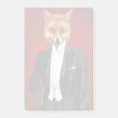 Fox in de Eeuwige Suit, portret Post-it® Notes (Voorkant)