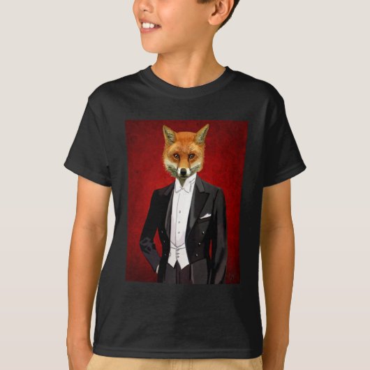 Fox in de Eeuwige Suit, portret T-shirt (Voorkant)