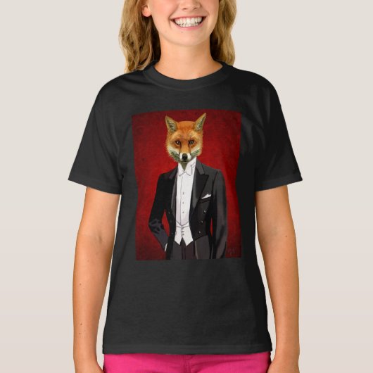 Fox in de Eeuwige Suit, portret T-shirt (Voorkant)