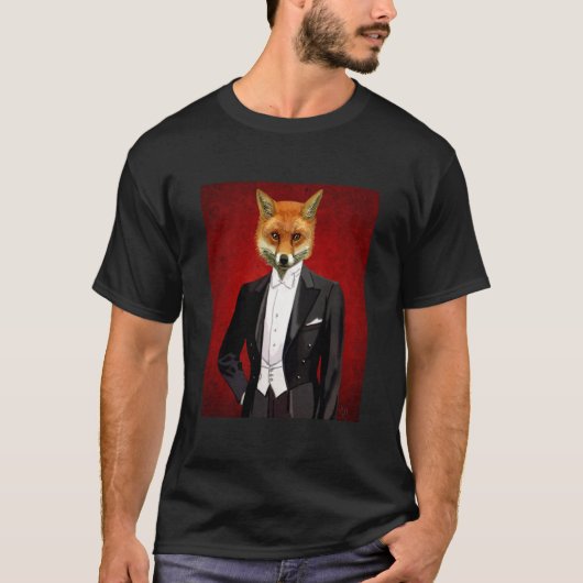 Fox in de Eeuwige Suit, portret T-shirt (Voorkant)