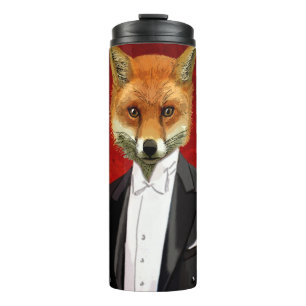 Fox in de Eeuwige Suit, portret Thermosbeker