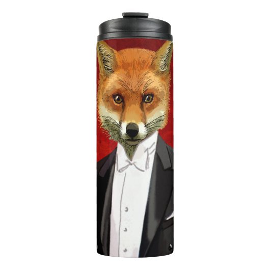 Fox in de Eeuwige Suit, portret Thermosbeker (Voorkant)